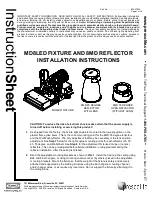 Preview for 1 page of HUBBELL LIGHTING Prescolite 8MD Series Instruction Sheet