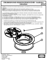 Hubbell CFBS1R8CVR Installation Instructions preview