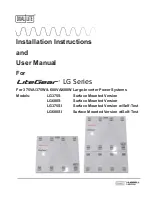 Preview for 1 page of Hubbell DUAL LITE LiteGear LG Series Installation Instructions And User Manual