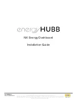 Предварительный просмотр 1 страницы Hubbell EnergyHUBB NX Energy Dashboard Installation Manual