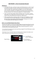 Preview for 27 page of Hubbell ETXA Series Description, Installation And Operation Manual