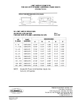 Preview for 4 page of Hubbell Euclid 4220 Specifications