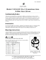 Hubbell GAI-Tronics 13314 Series Manual preview