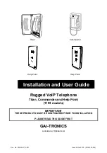 Hubbell GAI-TRONICS Commander Series Installation And User Manual preview