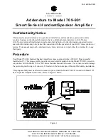 Hubbell GAI-TRONICS SmartSeries 709-901 Addendum предпросмотр