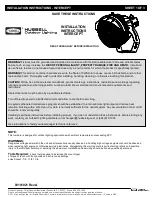 Hubbell INTERCEPT Installation Instructions Manual предпросмотр