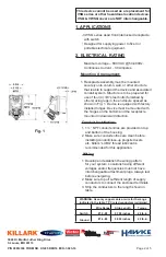 Preview for 2 page of Hubbell Killark VWSQ Series Installation, Operation & Maintenance Data Sheet