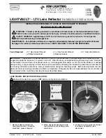 Preview for 1 page of Hubbell KIM LIGHTING LTV57 Installation Instructions