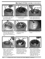 Предварительный просмотр 2 страницы Hubbell KIM LIGHTING Mini-Vault LTV 764 Installation Instructions