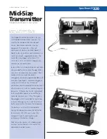 Hubbell Mid-Size Transmitter 31.320 Specification Sheet preview