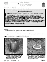 Preview for 1 page of Hubbell Mini-Vault LTV761 Installation Instructions