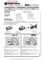 Preview for 1 page of HUBER+SUHNER 11 N-50-12-10 Assembly Instructions