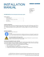 HUBER+SUHNER MASTERLINE Flex Box Installation Manual preview