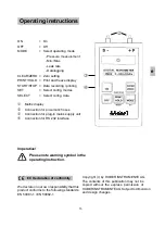 Preview for 13 page of Huber HM28 Operating Instructions Manual