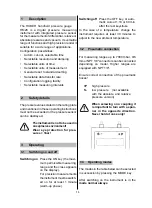 Preview for 14 page of Huber HM28 Operating Instructions Manual