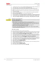 Preview for 58 page of Huber HTS 15 EO Operation Manual