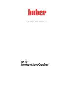 Preview for 3 page of Huber MPC TC 100 Operation Manual