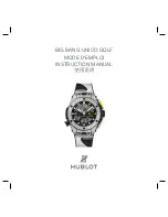 Preview for 1 page of Hublot BIG BANG UNICO GOLF Instruction Manual And Users Manual