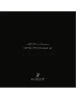 Hublot MP-05 La Ferrari Instruction Manual preview