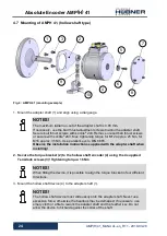 Предварительный просмотр 24 страницы Hubner AMP 41 Operating And Assembly Instructions Manual