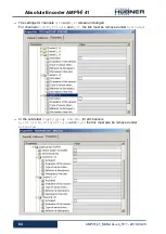 Предварительный просмотр 64 страницы Hubner AMP 41 Operating And Assembly Instructions Manual