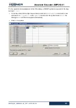Предварительный просмотр 65 страницы Hubner AMP 41 Operating And Assembly Instructions Manual