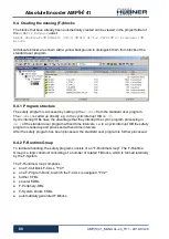 Предварительный просмотр 68 страницы Hubner AMP 41 Operating And Assembly Instructions Manual