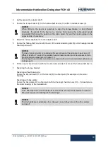 Предварительный просмотр 19 страницы Hubner FGH 40 Series Operating And Assembly Instructions Manual