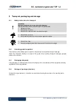 Preview for 30 page of Hubner TDP 1,2 Series Operating And Assembly Instructions Manual