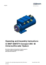 Hubner U-ONE-SAFETY-Compact USC 42 Operating And Assembly Instructions Manual предпросмотр