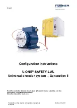 Preview for 1 page of Hubner U-ONE-SAFETY-LWL Generation II Operating And Assembly Manual