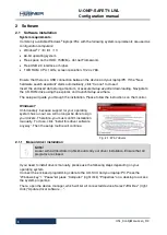 Preview for 8 page of Hubner U-ONE-SAFETY-LWL Generation II Operating And Assembly Manual