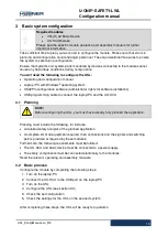 Preview for 13 page of Hubner U-ONE-SAFETY-LWL Generation II Operating And Assembly Manual