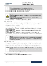 Preview for 21 page of Hubner U-ONE-SAFETY-LWL Generation II Operating And Assembly Manual