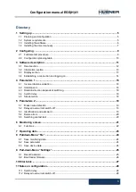 Preview for 3 page of Hubner UO-EM-EGS41 Configuration Manual