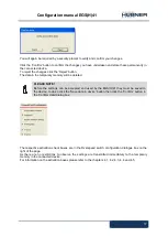 Preview for 17 page of Hubner UO-EM-EGS41 Configuration Manual