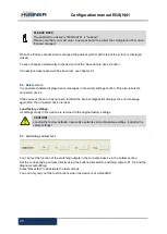 Preview for 20 page of Hubner UO-EM-EGS41 Configuration Manual