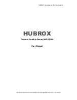 Предварительный просмотр 1 страницы HUBROX HBP-RP300 User Manual