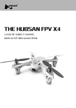 Hubsan FPV X4 H107D User Manual preview