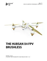 Hubsan FPV X4 PLUS Instruction Manual предпросмотр