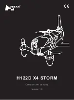 Hubsan H122D X4 STORM User Manual preview