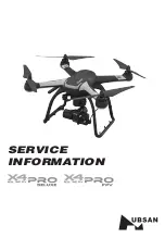 Preview for 1 page of Hubsan X4 Pro Deluxe Service Information