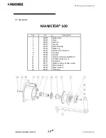 Предварительный просмотр 14 страницы Huchez MANISTOR 100 Instruction Manual