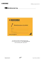 Preview for 24 page of Huchez PALANBOX 160 Instruction Manual