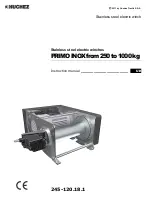 Preview for 1 page of Huchez PRIMO INOX BT 1000 Instruction Manual