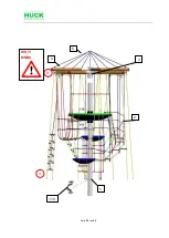 Предварительный просмотр 22 страницы HUCK Seiltechnik Eagles Nest Tree Assembly Instructions Manual