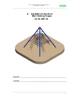 HUCK Seiltechnik Midi Climbing Teepee Installation Instructions Manual предпросмотр