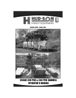 Hud-son Oscar 330 Pro Operator'S Manual preview