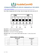 Preview for 6 page of HuddleCamHD 10X-G3 Installation & Operation Manual