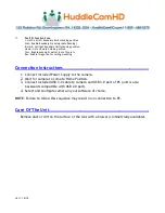 Preview for 12 page of HuddleCamHD 10X-G3 Installation & Operation Manual